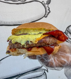 FLAMING DOGS & BURGERS