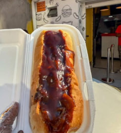 FLAMING DOGS & BURGERS